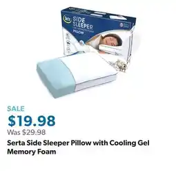 Sam's Club Serta Side Sleeper Pillow with Cooling Gel Memory Foam offer