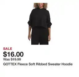 Marshalls GOTTEX Fleece Soft Ribbed Sweater Hoodie offer