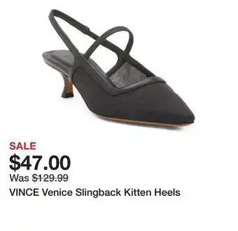 Marshalls VINCE Venice Slingback Kitten Heels offer