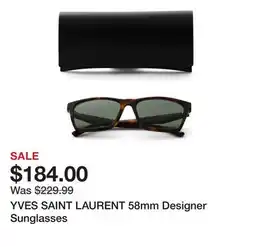 Marshalls YVES SAINT LAURENT 58mm Designer Sunglasses offer