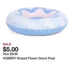 Marshalls HOBBRY Striped Flower Donut Float offer