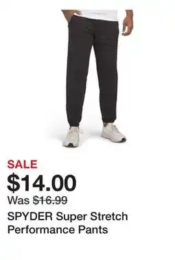 Marshalls SPYDER Super Stretch Performance Pants offer