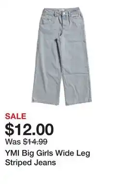 Marshalls YMI Big Girls Wide Leg Striped Jeans offer