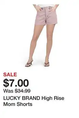 Marshalls LUCKY BRAND High Rise Mom Shorts offer