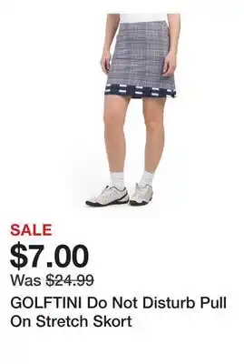 Marshalls GOLFTINI Do Not Disturb Pull On Stretch Skort offer