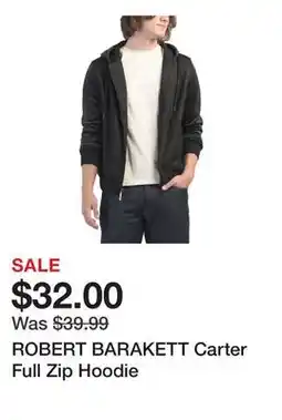Marshalls ROBERT BARAKETT Carter Full Zip Hoodie offer