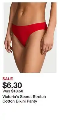 Victoria's Secret Victoria's Secret Stretch Cotton Bikini Panty offer