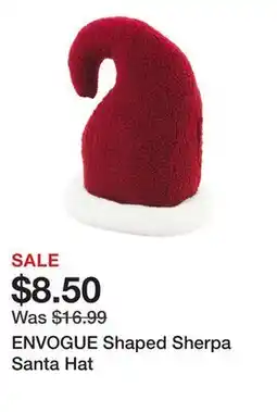 Marshalls ENVOGUE Shaped Sherpa Santa Hat offer