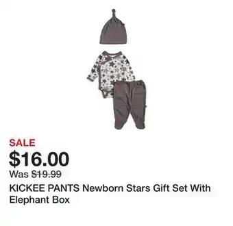 Marshalls KICKEE PANTS Newborn Stars Gift Set With Elephant Box offer