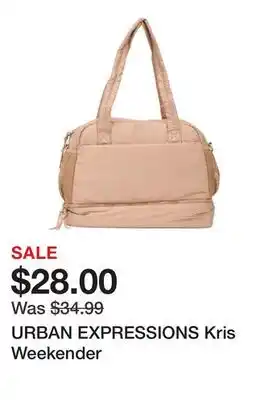 Marshalls URBAN EXPRESSIONS Kris Weekender offer