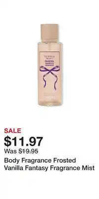 Victoria's Secret Body Fragrance Frosted Vanilla Fantasy Fragrance Mist offer