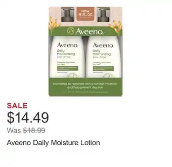 Costco Aveeno Daily Moisture Lotion offer
