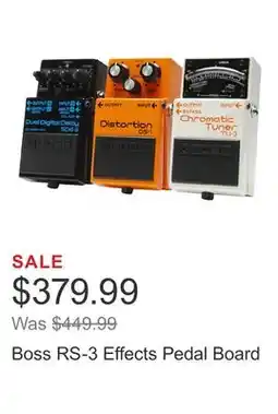 Costco Boss RS-3 Effects Pedal Board offer