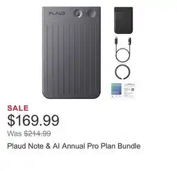 Costco Plaud Note & AI Annual Pro Plan Bundle offer