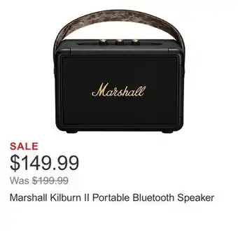 Costco Marshall Kilburn II Portable Bluetooth Speaker offer