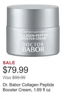 Costco Dr. Babor Collagen Peptide Booster Cream, 1.69 fl oz offer