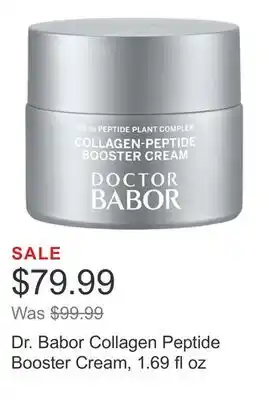 Costco Dr. Babor Collagen Peptide Booster Cream, 1.69 fl oz offer