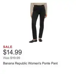 Costco Banana Republic Women's Ponte Pant offer