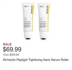Costco StriVectin Peptight Tightening Neck Serum Roller offer