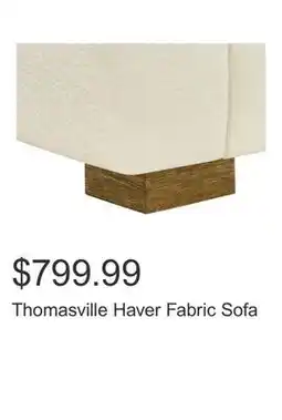 Costco Thomasville Haver Fabric Sofa offer