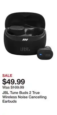 Kohl's JBL Tune Buds 2 True Wireless Noise Cancelling Earbuds offer