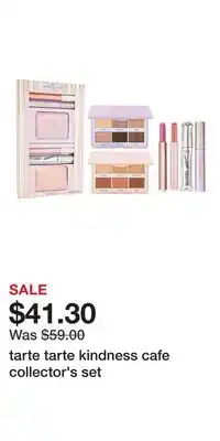 Kohl's tarte tarte kindness cafe collector's set offer