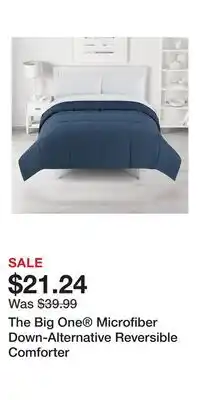 Kohl's The Big One Microfiber Down-Alternative Reversible Comforter offer