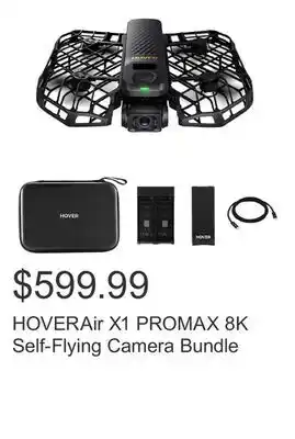 Costco HOVERAir X1 PROMAX 8K Self-Flying Camera Bundle offer