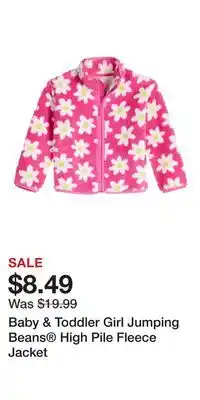 Kohl's Baby & Toddler Girl Jumping Beans High Pile Fleece Jacket offer