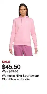 Kohl's Women's Nike Sportswear Club Fleece Hoodie offer