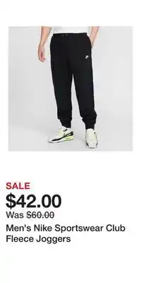 Kohl's Men's Nike Sportswear Club Fleece Joggers offer