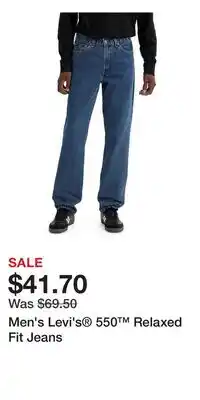 Kohl's Men's Levi's 550 Relaxed Fit Jeans offer