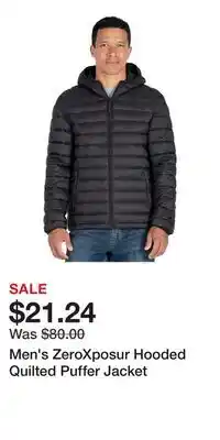 Kohl's Men's ZeroXposur Hooded Quilted Puffer Jacket offer