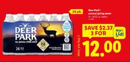 Lidl Deer Park natural spring water offer