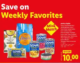 Lidl Mix& Match pantry staples offer