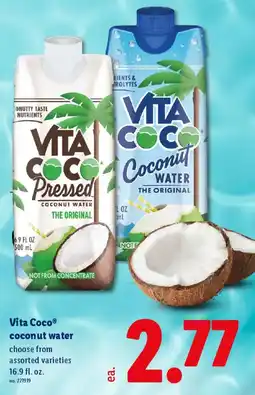 Lidl Vita Coco coconut water offer