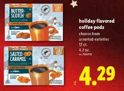 Lidl Holiday flavored coffee pods offer