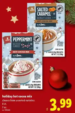 Lidl Holiday hot cocoa mix offer