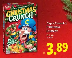 Lidl Cap'n Crunch's Christmas Crunch offer