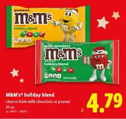 Lidl M&M's holiday blend offer