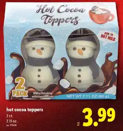 Lidl Hot cocoa toppers offer