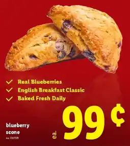 Lidl Blueberry scone offer