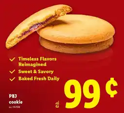 Lidl PBJ cookie offer