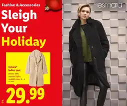 Lidl Esmara ladies' coat offer