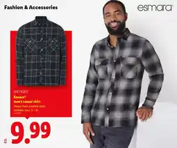 Lidl Esmara men's casual shirt offer