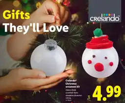Lidl Crelando Christmas ornament kit offer