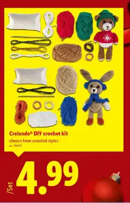 Lidl Crelando DIY crochet kit choose offer
