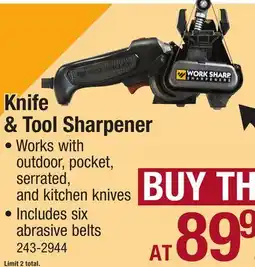Menards Knife & Tool Sharpener offer