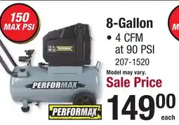 Menards 8-Gallon Air Compressors offer