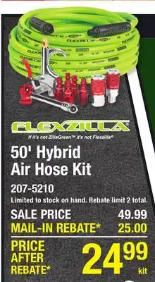 Menards 50' Hybrid Air Hose Kit offer